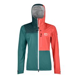 Bunda Ortovox 3L Ortler Jacket Women's Pacific Green